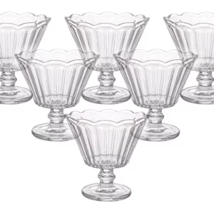 Jogo de sobremesa 7 peças Cristal incolor