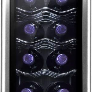 Adega Electrolux 8 Garrafas 1 Porta Acabamento Em Alumínio (acb08) Bivolt