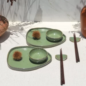 Kit para Sushi - Japonês - Linha Permanecer - Verde Pântano