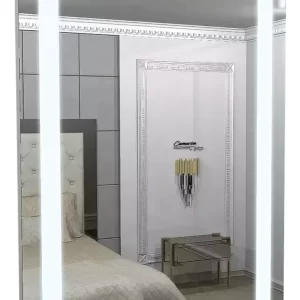 Espelho Decorativo Led 80x90 Botão Touch Banheiro Decoração